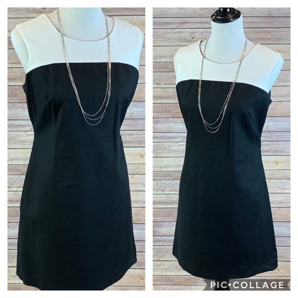 Worthington Color Block Career Dress 10P - Picture 2 of 5